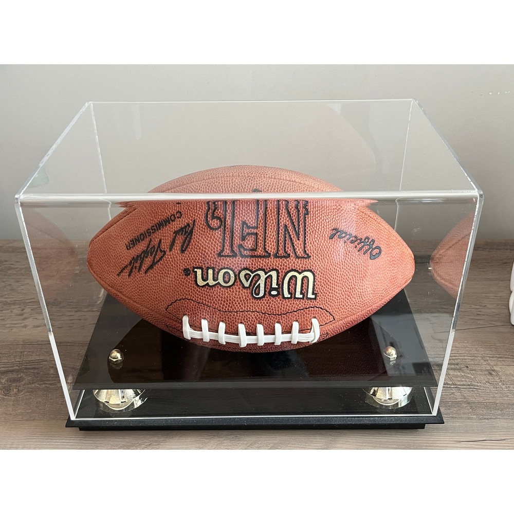 Peyton Manning Signed Indianapolis Colts Wilson Official NFL Football with Case - Picture 7 of 8